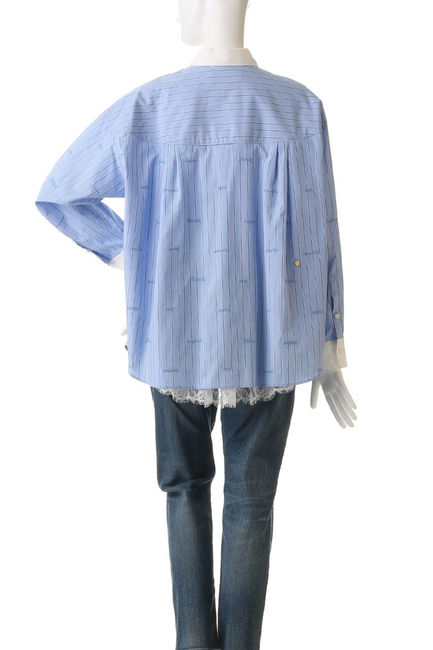 【ミュベール/MUVEIL】のレター刺しゅうシャツブラウス 人気、トレンドファッション・服の通販 founy(ファニー) ファッション Fashion レディースファッション Fashion for Women トップス・カットソー Cut & Sew Tops シャツ・ブラウス・オフィスカジュアル Elegant Blouses & Button-Ups 2026年 2026 おすすめ Recommended / Our Picks カフス Cuff Design クラシカル Classical, Vintage-Inspired ジャケット Jacket, Outerwear スリーブ Sleeve, Long Sleeve / Short Sleeve レース Lace, Lace Fabric ロング Long, Long-Length 夏 Summer 春 Spring S/S・春夏 SS, Spring/Summer, Warm Season other-4|ID: prp329100004808648 ipo3291000000034897064