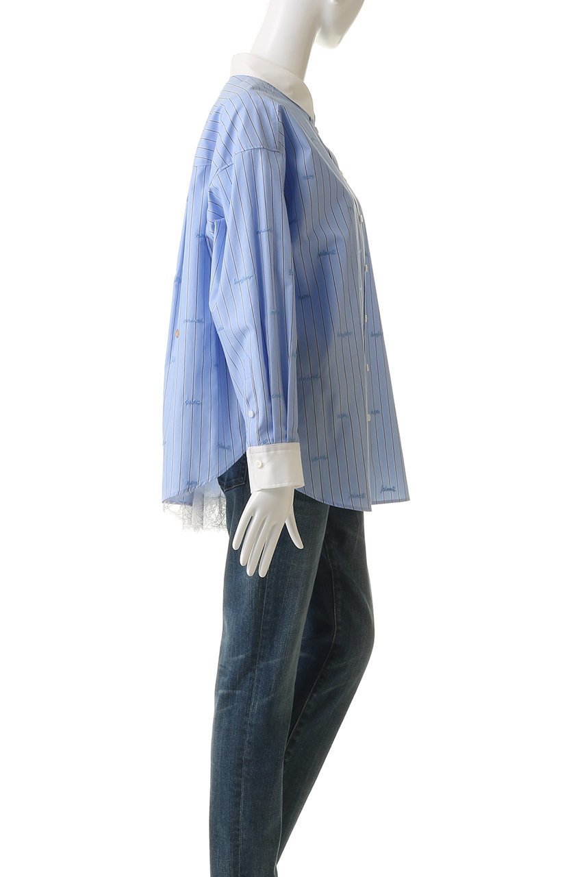 【ミュベール/MUVEIL】のレター刺しゅうシャツブラウス 人気、トレンドファッション・服の通販 founy(ファニー) 　ファッション　Fashion　レディースファッション　Fashion for Women　トップス・カットソー　Cut & Sew Tops　シャツ・ブラウス・オフィスカジュアル　Elegant Blouses & Button-Ups　おすすめ　Recommended / Our Picks　カフス　Cuff Design　クラシカル　Classical, Vintage-Inspired　ジャケット　Jacket, Outerwear　スリーブ　Sleeve, Long Sleeve / Short Sleeve　レース　Lace, Lace Fabric　ロング　Long, Long-Length　other-3|ID: prp329100004808648 ipo3291000000035975737