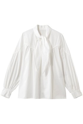 【ミュベール/MUVEIL】のボータイチュニックブラウス 人気、トレンドファッション・服の通販 founy(ファニー) ファッション Fashion レディースファッション Fashion for Women トップス・カットソー Cut & Sew Tops シャツ・ブラウス・オフィスカジュアル Elegant Blouses & Button-Ups 2026年 2026 エレガント 上品 Elegant シンプル Simple, Minimal スリーブ Sleeve, Long Sleeve / Short Sleeve ダンガリー Dungaree, Chambray チュニック Tunic, Long Top バルーン Balloon, Balloon Silhouette ロング Long, Long-Length 夏 Summer 春 Spring S/S・春夏 SS, Spring/Summer, Warm Season |ID:prp329100004808649