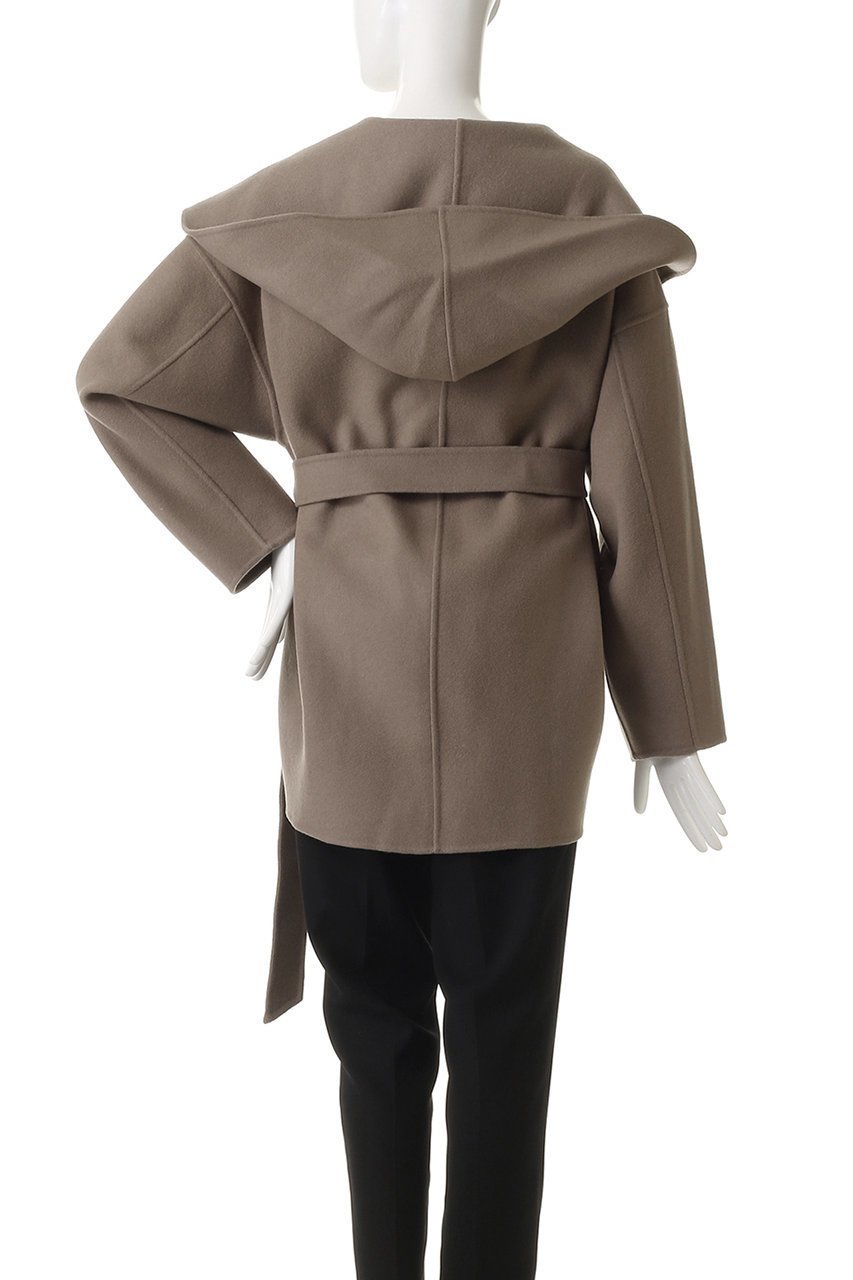 【アンクレイヴ/uncrave】のメルトンリバー フーデットコート 人気、トレンドファッション・服の通販 founy(ファニー) 　ファッション　Fashion　レディースファッション　Fashion for Women　アウター　Coat / Outerwear Collection　コート・ロングコート・ピーコート　Long Coats, Peacoats & More　ショート　Short, Short Length　ミドル　Middle Length, Mid Height　メルトン　Melton, Heavy Wool　エレガント 上品　Elegant　other-4|ID: prp329100004808650 ipo3291000000035681496