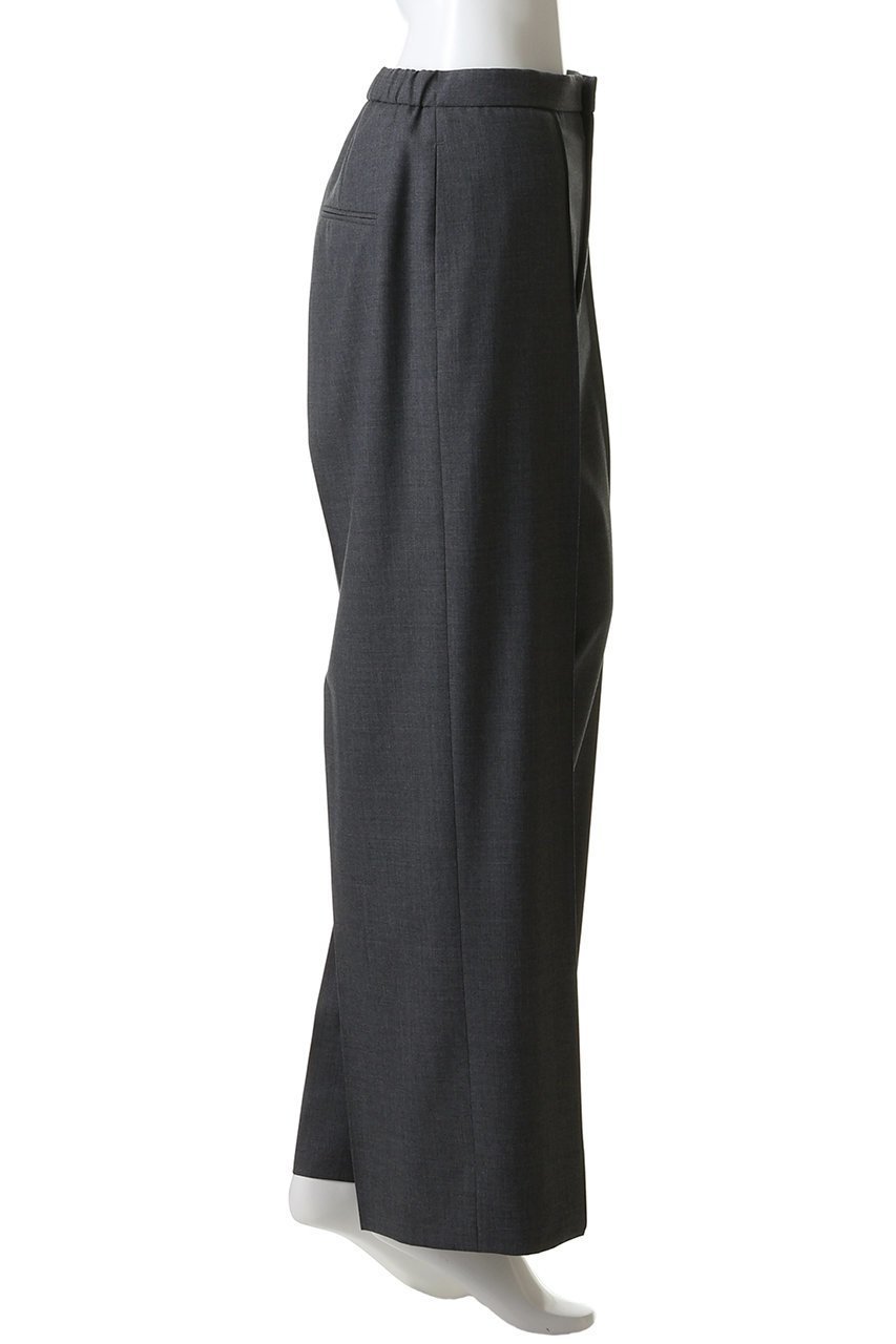 【エイトン/ATON】のウール トロピカル ピンタック イージー パンツ 人気、トレンドファッション・服の通販 founy(ファニー) 　ファッション　Fashion　レディースファッション　Fashion for Women　パンツ　Pants & Trousers　ストレート　Straight, Straight Cut　スラックス　Slacks, Dress Pants　センター　Center, Center Line　リラックス　Relax, Relaxed Fit　other-2|ID: prp329100004808653 ipo3291000000036159087