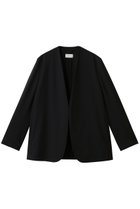 【エイトン/ATON】のウール トロピカル ノーカラー ジャケット 人気、トレンドファッション・服の通販 founy(ファニー) ファッション Fashion レディースファッション Fashion for Women アウター Coat / Outerwear Collection レディースジャケット・軽アウター Jackets ノーカラージャケット / シンプル上品コーデ Collarless Jackets 2026年 2026 ジャケット Jacket, Outerwear ポケット Pocket, Pocket Detail 夏 Summer 春 Spring S/S・春夏 SS, Spring/Summer, Warm Season thumbnail ブラック|ID: prp329100004808654 ipo3291000000035539715