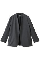 【エイトン/ATON】のウール トロピカル ノーカラー ジャケット 人気、トレンドファッション・服の通販 founy(ファニー) ファッション Fashion レディースファッション Fashion for Women アウター Coat / Outerwear Collection レディースジャケット・軽アウター Jackets ノーカラージャケット / シンプル上品コーデ Collarless Jackets 2026年 2026 ジャケット Jacket, Outerwear ポケット Pocket, Pocket Detail 夏 Summer 春 Spring S/S・春夏 SS, Spring/Summer, Warm Season thumbnail トップグレー|ID: prp329100004808654 ipo3291000000035539716