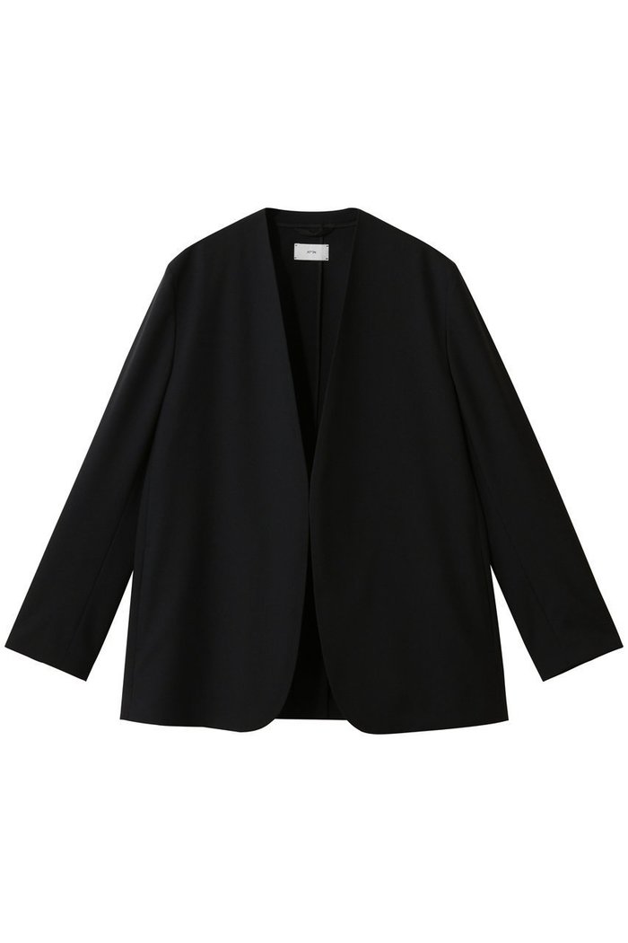 【エイトン/ATON】のウール トロピカル ノーカラー ジャケット インテリア・キッズ・メンズ・レディースファッション・服の通販 founy(ファニー) https://founy.com/ ファッション Fashion レディースファッション Fashion for Women アウター Coat / Outerwear Collection レディースジャケット・軽アウター Jackets ノーカラージャケット / シンプル上品コーデ Collarless Jackets 2026年 2026 ジャケット Jacket, Outerwear ポケット Pocket, Pocket Detail 夏 Summer 春 Spring S/S・春夏 SS, Spring/Summer, Warm Season |ID: prp329100004808654 ipo3291000000036159092