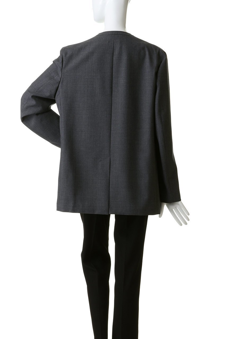 【エイトン/ATON】のウール トロピカル ノーカラー ジャケット 人気、トレンドファッション・服の通販 founy(ファニー) 　ファッション　Fashion　レディースファッション　Fashion for Women　アウター　Coat / Outerwear Collection　レディースジャケット・軽アウター　Jackets　ノーカラージャケット / シンプル上品コーデ　Collarless Jackets　ジャケット　Jacket, Outerwear　ポケット　Pocket, Pocket Detail　other-4|ID: prp329100004808654 ipo3291000000036159105