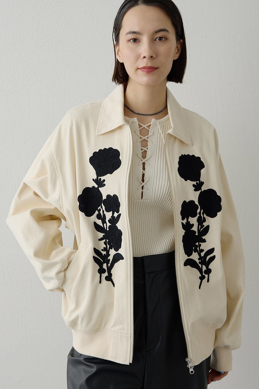 【ウィムガゼット/Whim Gazette】のコード刺繍ブルゾン インテリア・キッズ・メンズ・レディースファッション・服の通販 founy(ファウニー) 　ファッション　Fashion　レディースファッション　Fashion for Women　アウター　Coat / Outerwear Collection　レディースジャケット・軽アウター　Jackets　ブルゾンジャケット・スポーティアウター　Blouson Jackets　インド　Indian Textile　シンプル　Simple, Minimal　ジャケット　Jacket, Outerwear　ブルゾン　Blouson, Bomber Jacket　レース　Lace, Lace Fabric　ロング　Long, Long-Length　ベージュ|ID: prp329100004808680 ipo3291000000036835194