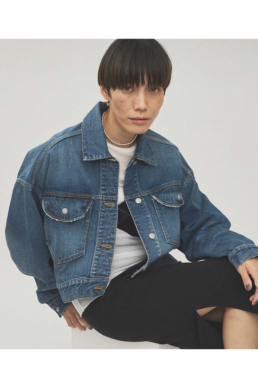 【ウィムガゼット/Whim Gazette】のワイドGジャン 人気、トレンドファッション・服の通販 founy(ファニー) 　ファッション　Fashion　レディースファッション　Fashion for Women　アウター　Coat / Outerwear Collection　レディースジャケット・軽アウター　Jackets　コンパクト　Compact, Small Size　ショート　Short, Short Length　ジャケット　Jacket, Outerwear　ダメージ　Distressed, Destroyed　デニム　Denim, Jeans Material　バランス　Balance, Style Balance　ベーシック　Basic, Essential　ワイド　Wide, Wide Fit　ヴィンテージ　Vintage Style　other-2|ID: prp329100004808681 ipo3291000000036159247