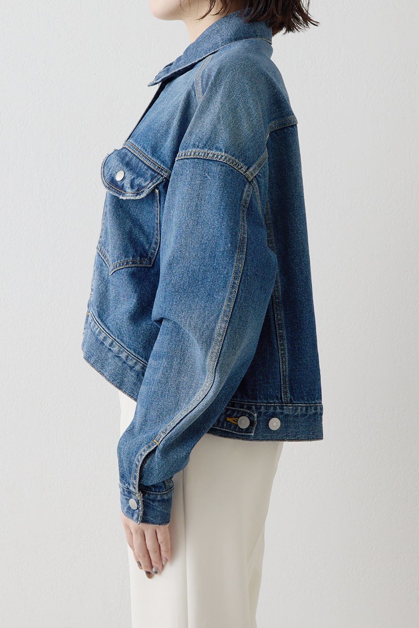 【ウィムガゼット/Whim Gazette】のワイドGジャン 人気、トレンドファッション・服の通販 founy(ファニー) 　ファッション　Fashion　レディースファッション　Fashion for Women　アウター　Coat / Outerwear Collection　レディースジャケット・軽アウター　Jackets　コンパクト　Compact, Small Size　ショート　Short, Short Length　ジャケット　Jacket, Outerwear　ダメージ　Distressed, Destroyed　デニム　Denim, Jeans Material　バランス　Balance, Style Balance　ベーシック　Basic, Essential　ワイド　Wide, Wide Fit　ヴィンテージ　Vintage Style　other-8|ID: prp329100004808681 ipo3291000000036159301