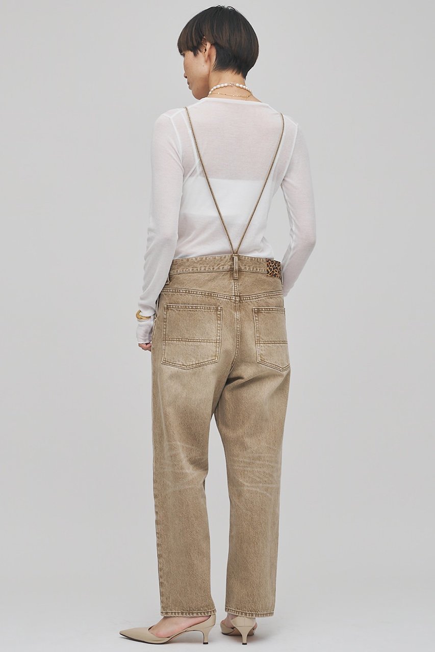 【ウィムガゼット/Whim Gazette】のカラーデニムオールイン 人気、トレンドファッション・服の通販 founy(ファニー) 　ファッション　Fashion　レディースファッション　Fashion for Women　パンツ　Pants & Trousers　インディゴ　Indigo Denim　ヴィンテージ　Vintage Style　ストレート　Straight, Straight Cut　ダメージ　Distressed, Destroyed　デニム　Denim, Jeans Material　ブリーチ　Bleach, Washed Finish　ユーズド　Used, Vintage-Look　再入荷　Restock / Back in Stock　other-2|ID: prp329100004808683 ipo3291000000035807431