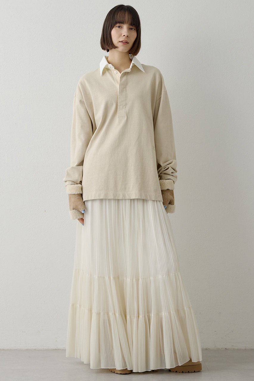 【ウィムガゼット/Whim Gazette】の刺繍ラガーシャツ 人気、トレンドファッション・服の通販 founy(ファニー) ファッション Fashion レディースファッション Fashion for Women トップス・カットソー Cut & Sew Tops シャツ・ブラウス・オフィスカジュアル Elegant Blouses & Button-Ups ロングTシャツ・Tシャツ Longline T-Shirts & Tees カットソー・ベーシックTシャツ Cut-and-Sewn Tops / Stretch Tees & Basics 2026年 2026 クラシカル Classical, Vintage-Inspired シンプル Simple, Minimal スポーティ Sporty, Casual Athletic スリーブ Sleeve, Long Sleeve / Short Sleeve ボトム Bottoms, Lower Wear ロング Long, Long-Length エレガント 上品 Elegant 夏 Summer 春 Spring S/S・春夏 SS, Spring/Summer, Warm Season other-4|ID: prp329100004808685 ipo3291000000034897350