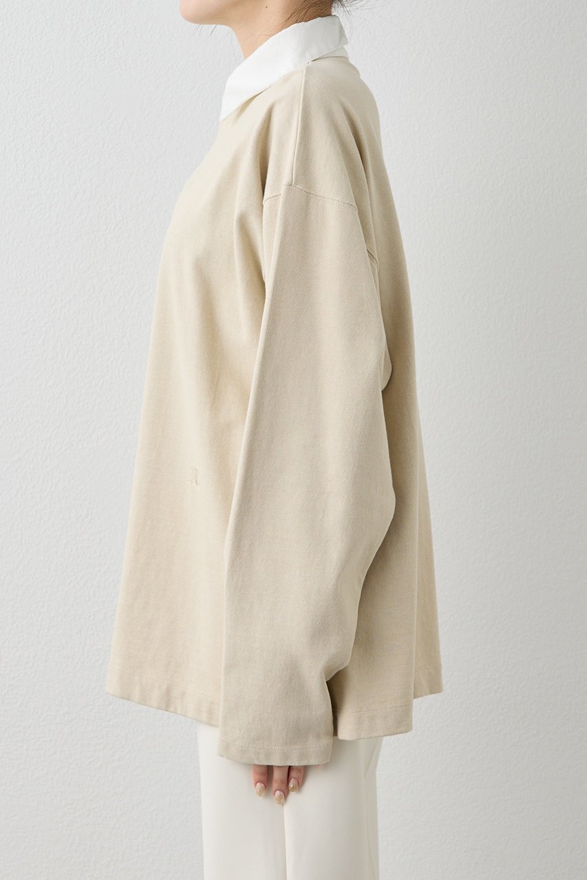 【ウィムガゼット/Whim Gazette】の刺繍ラガーシャツ 人気、トレンドファッション・服の通販 founy(ファニー) ファッション Fashion レディースファッション Fashion for Women トップス・カットソー Cut & Sew Tops シャツ・ブラウス・オフィスカジュアル Elegant Blouses & Button-Ups ロングTシャツ・Tシャツ Longline T-Shirts & Tees カットソー・ベーシックTシャツ Cut-and-Sewn Tops / Stretch Tees & Basics 2026年 2026 クラシカル Classical, Vintage-Inspired シンプル Simple, Minimal スポーティ Sporty, Casual Athletic スリーブ Sleeve, Long Sleeve / Short Sleeve ボトム Bottoms, Lower Wear ロング Long, Long-Length エレガント 上品 Elegant 夏 Summer 春 Spring S/S・春夏 SS, Spring/Summer, Warm Season other-7|ID: prp329100004808685 ipo3291000000034897356