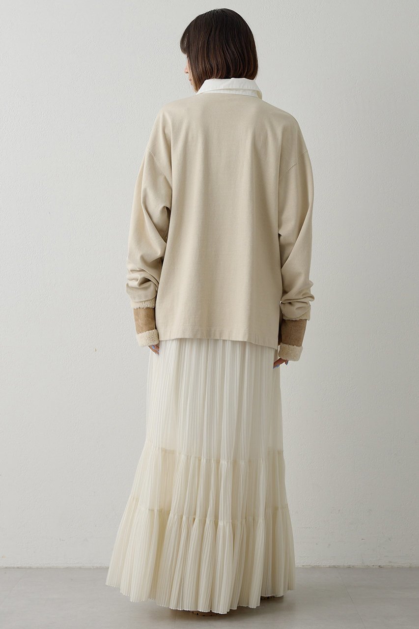 【ウィムガゼット/Whim Gazette】の刺繍ラガーシャツ 人気、トレンドファッション・服の通販 founy(ファニー) 　ファッション　Fashion　レディースファッション　Fashion for Women　トップス・カットソー　Cut & Sew Tops　シャツ・ブラウス・オフィスカジュアル　Elegant Blouses & Button-Ups　ロングTシャツ・Tシャツ　Longline T-Shirts & Tees　カットソー・ベーシックTシャツ　Cut-and-Sewn Tops / Stretch Tees & Basics　クラシカル　Classical, Vintage-Inspired　シンプル　Simple, Minimal　スポーティ　Sporty, Casual Athletic　スリーブ　Sleeve, Long Sleeve / Short Sleeve　ボトム　Bottoms, Lower Wear　ロング　Long, Long-Length　エレガント 上品　Elegant　other-5|ID: prp329100004808685 ipo3291000000035975837