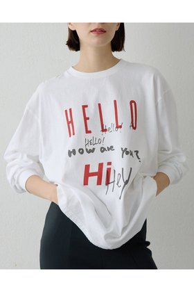 【ウィムガゼット/Whim Gazette】のロゴロングスリーブTシャツ 人気、トレンドファッション・服の通販 founy(ファニー) ファッション Fashion レディースファッション Fashion for Women トップス・カットソー Cut & Sew Tops シャツ・ブラウス・オフィスカジュアル Elegant Blouses & Button-Ups ロングTシャツ・Tシャツ Longline T-Shirts & Tees カットソー・ベーシックTシャツ Cut-and-Sewn Tops / Stretch Tees & Basics 2026年 2026 カットソー Cut and Sewn Top スリーブ Sleeve, Long Sleeve / Short Sleeve プリント Print, Printed Pattern ベーシック Basic, Essential ロング Long, Long-Length 夏 Summer 春 Spring S/S・春夏 SS, Spring/Summer, Warm Season |ID:prp329100004808687