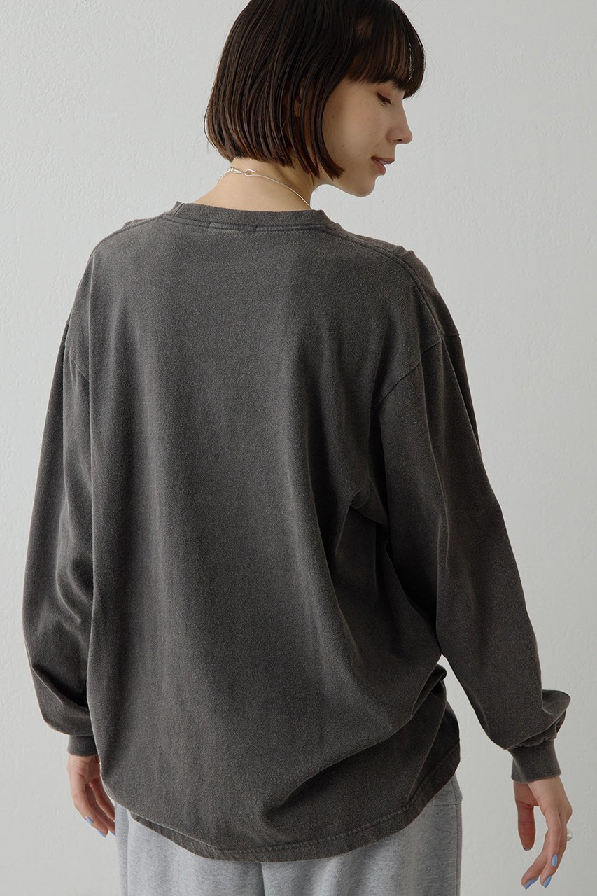 【ウィムガゼット/Whim Gazette】のロゴロングスリーブTシャツ 人気、トレンドファッション・服の通販 founy(ファニー) ファッション Fashion レディースファッション Fashion for Women トップス・カットソー Cut & Sew Tops シャツ・ブラウス・オフィスカジュアル Elegant Blouses & Button-Ups ロングTシャツ・Tシャツ Longline T-Shirts & Tees カットソー・ベーシックTシャツ Cut-and-Sewn Tops / Stretch Tees & Basics 2026年 2026 カットソー Cut and Sewn Top スリーブ Sleeve, Long Sleeve / Short Sleeve プリント Print, Printed Pattern ベーシック Basic, Essential ロング Long, Long-Length 夏 Summer 春 Spring S/S・春夏 SS, Spring/Summer, Warm Season other-3|ID: prp329100004808687 ipo3291000000034897366