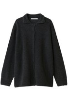 【プレインピープル/PLAIN PEOPLE】のBONDパイルニットシャツカーディガン チャコール|ID: prp329100004808692 ipo3291000000035807488