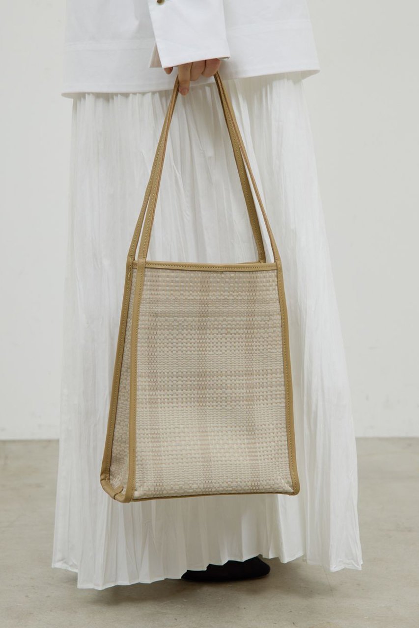 【ガリャルダガランテ/GALLARDAGALANTE】の【2.718】トリミングトート S インテリア・キッズ・メンズ・レディースファッション・服の通販 founy(ファニー) 　ファッション　Fashion　レディースファッション　Fashion for Women　バッグ　Bags　トリミング　Trimming, Decorative Edge　ファブリック　Fabric, Textile　ラップ　Wrap, Wrap Design　ベージュ|ID: prp329100004808702 ipo3291000000035895102