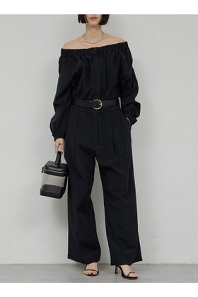 【ガリャルダガランテ/GALLARDAGALANTE】のオフショルオールインワン 人気、トレンドファッション・服の通販 founy(ファニー) ファッション Fashion レディースファッション Fashion for Women パンツ Pants & Trousers 2026年 2026 エレガント 上品 Elegant ギャザー Gathered, Ruffled ダウン Down, Puffer 夏 Summer 春 Spring S/S・春夏 SS, Spring/Summer, Warm Season |ID:prp329100004808711