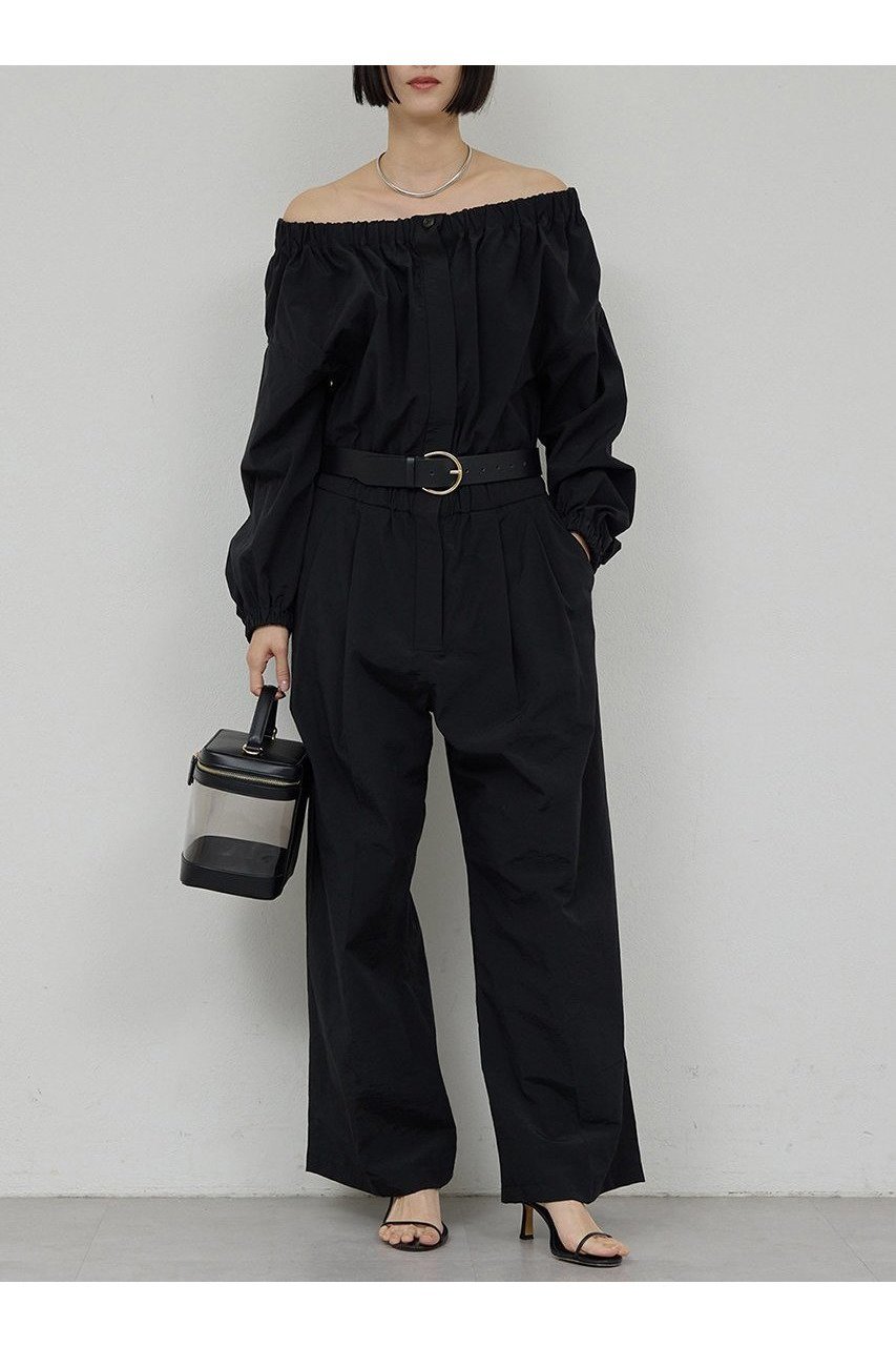 【ガリャルダガランテ/GALLARDAGALANTE】のオフショルオールインワン 人気、トレンドファッション・服の通販 founy(ファニー) ファッション Fashion レディースファッション Fashion for Women パンツ Pants & Trousers 2026年 2026 エレガント 上品 Elegant ギャザー Gathered, Ruffled ダウン Down, Puffer 夏 Summer 春 Spring S/S・春夏 SS, Spring/Summer, Warm Season other-1|ID: prp329100004808711 ipo3291000000034897504