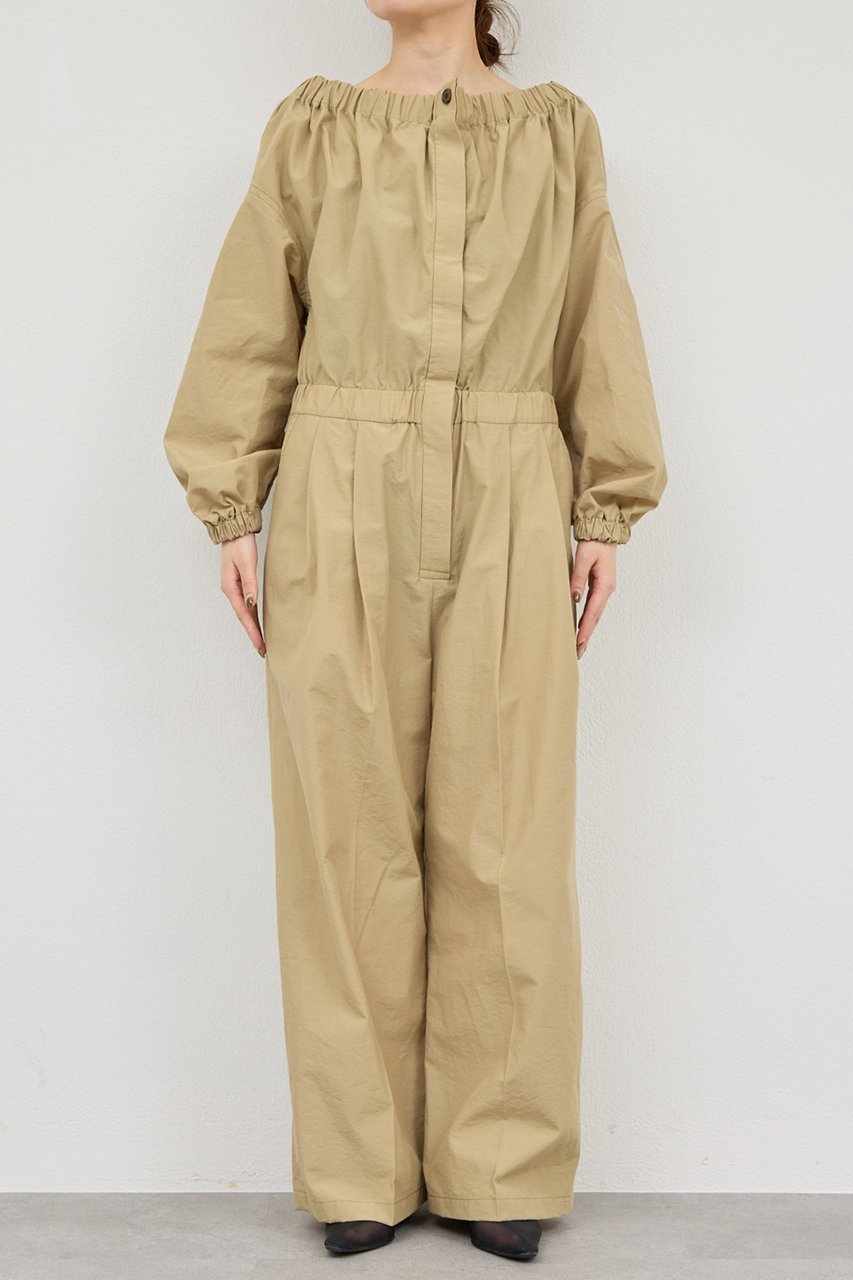 【ガリャルダガランテ/GALLARDAGALANTE】のオフショルオールインワン 人気、トレンドファッション・服の通販 founy(ファニー) 　ファッション　Fashion　レディースファッション　Fashion for Women　パンツ　Pants & Trousers　エレガント 上品　Elegant　ギャザー　Gathered, Ruffled　ダウン　Down, Puffer　other-5|ID: prp329100004808711 ipo3291000000035975889