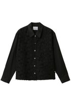 【ミディウミソリッド/MIDIUMISOLID】のフロントジャカードシャツ black|ID: prp329100004808720 ipo3291000000035807526