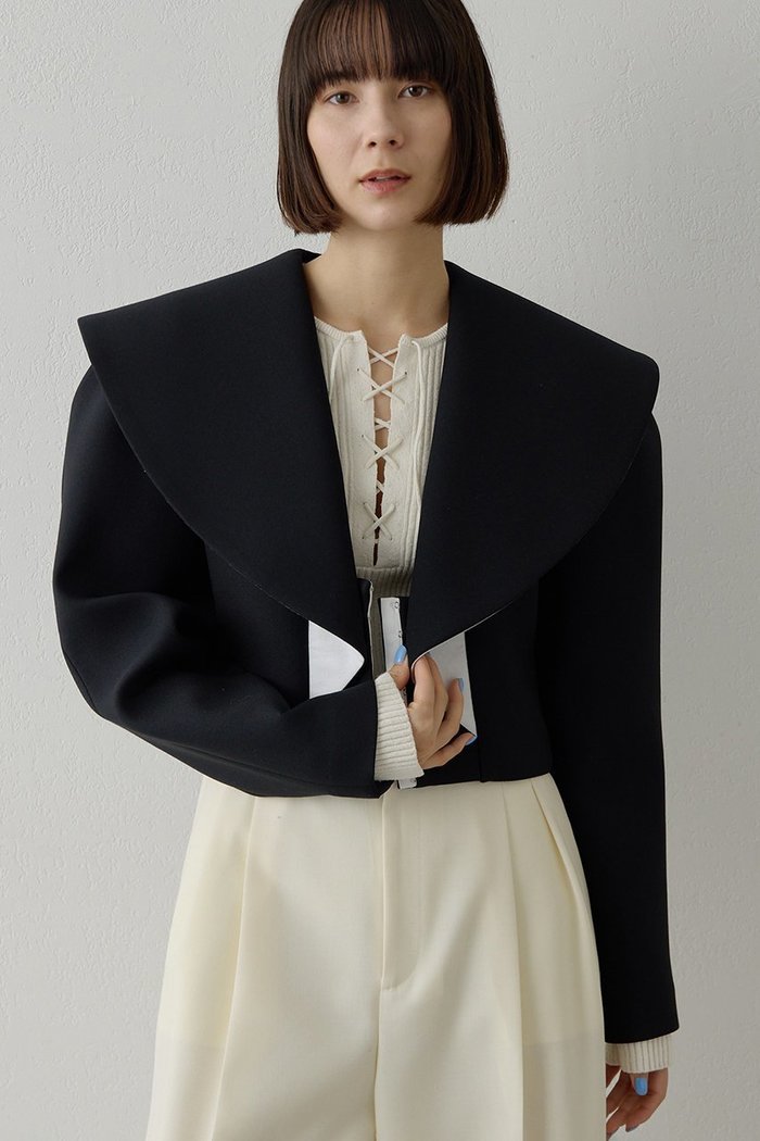 【ウィムガゼット/Whim Gazette】のBIGショールカラージャケット インテリア・キッズ・メンズ・レディースファッション・服の通販 founy(ファニー) https://founy.com/ ファッション Fashion レディースファッション Fashion for Women アウター Coat / Outerwear Collection レディースジャケット・軽アウター Jackets 2026年 2026 ショール Shawl, Wrap ジャケット Jacket, Outerwear フォルム Silhouette, Form ボンディング Bonding, Bonded Fabric 夏 Summer 春 Spring S/S・春夏 SS, Spring/Summer, Warm Season |ID: prp329100004808722 ipo3291000000034897591