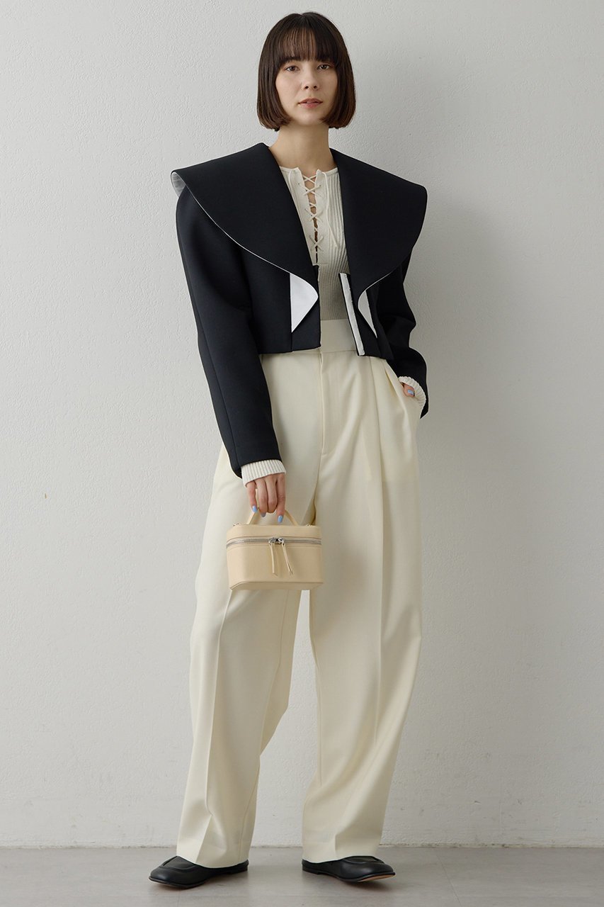 【ウィムガゼット/Whim Gazette】のBIGショールカラージャケット 人気、トレンドファッション・服の通販 founy(ファニー) 　ファッション　Fashion　レディースファッション　Fashion for Women　アウター　Coat / Outerwear Collection　レディースジャケット・軽アウター　Jackets　2026年　2026　ショール　Shawl, Wrap　ジャケット　Jacket, Outerwear　フォルム　Silhouette, Form　ボンディング　Bonding, Bonded Fabric　夏　Summer　春　Spring　S/S・春夏　SS, Spring/Summer, Warm Season　other-4|ID: prp329100004808722 ipo3291000000034897599