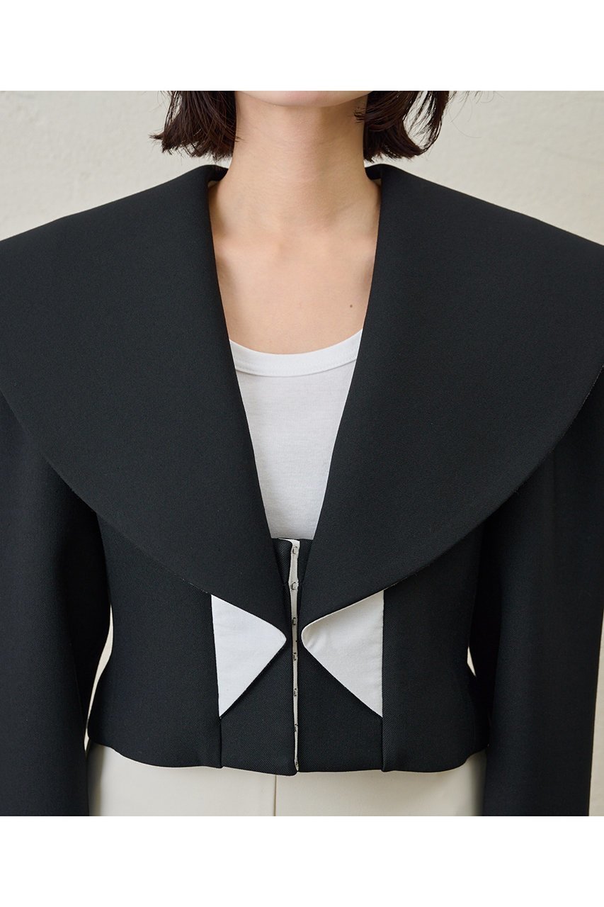 【ウィムガゼット/Whim Gazette】のBIGショールカラージャケット 人気、トレンドファッション・服の通販 founy(ファニー) 　ファッション　Fashion　レディースファッション　Fashion for Women　アウター　Coat / Outerwear Collection　レディースジャケット・軽アウター　Jackets　2026年　2026　ショール　Shawl, Wrap　ジャケット　Jacket, Outerwear　フォルム　Silhouette, Form　ボンディング　Bonding, Bonded Fabric　夏　Summer　春　Spring　S/S・春夏　SS, Spring/Summer, Warm Season　other-6|ID: prp329100004808722 ipo3291000000034897601