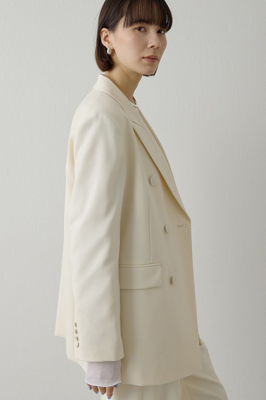 【ウィムガゼット/Whim Gazette】のマリンテーラードジャケット 人気、トレンドファッション・服の通販 founy(ファニー) 　ファッション　Fashion　レディースファッション　Fashion for Women　アウター　Coat / Outerwear Collection　レディースジャケット・軽アウター　Jackets　テーラードジャケット / 通勤・きれいめスタイル　Tailored Jackets & Blazers　おすすめ　Recommended / Our Picks　オックス　Oxford Fabric　ジャケット　Jacket, Outerwear　ストライプ　Stripe, Striped Pattern　セットアップ　Set-Up, Coordinated Outfit　ダブル　Double, Double-Breasted　定番　Standard, Basic Item　other-4|ID: prp329100004808723 ipo3291000000036159431