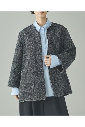 【カレンソロジー/Curensology】 〈C.S.G〉ネップツィードジャケット人気、トレンドファッション・服の通販 founy(ファニー) ファッション Fashion レディースファッション Fashion for Women アウター Coat / Outerwear Collection レディースジャケット・軽アウター Jackets 2026年 2026 おすすめ Recommended / Our Picks イタリア Italy インナー Innerwear カフス Cuff Design ジャケット Jacket, Outerwear ツイード/ツィード Choker, Choker Necklace ツイード Twill, Twill Weave ネップ Nepp, Slub Yarn フリンジ Fringe, Tassel 夏 Summer 春 Spring S/S・春夏 SS, Spring/Summer, Warm Season |ID:prp329100004808726
