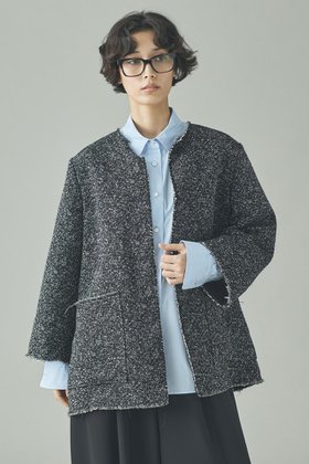 【カレンソロジー/Curensology】 〈C.S.G〉ネップツィードジャケット人気、トレンドファッション・服の通販 founy(ファニー) ファッション Fashion レディースファッション Fashion for Women アウター Coat / Outerwear Collection レディースジャケット・軽アウター Jackets 2026年 2026 おすすめ Recommended / Our Picks イタリア Italy インナー Innerwear カフス Cuff Design ジャケット Jacket, Outerwear ツイード／ツィード Choker, Choker Necklace ツイード Twill, Twill Weave ネップ Nepp, Slub Yarn フリンジ Fringe, Tassel 夏 Summer 春 Spring S/S・春夏 SS, Spring/Summer, Warm Season |ID:prp329100004808726