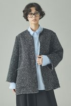 【カレンソロジー/Curensology】の〈C.S.G〉ネップツィードジャケット ブラック|ID: prp329100004808726 ipo3291000000036159459