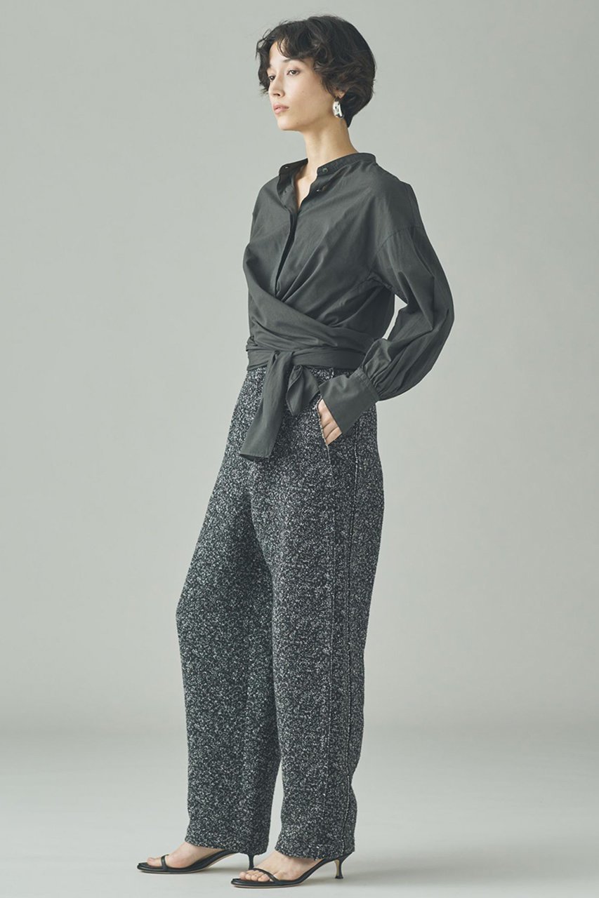 【カレンソロジー/Curensology】の〈C.S.G〉ネップツィードパンツ 人気、トレンドファッション・服の通販 founy(ファニー) ファッション Fashion レディースファッション Fashion for Women パンツ Pants & Trousers 2026年 2026 イタリア Italy ツイード Twill, Twill Weave ネップ Nepp, Slub Yarn フリンジ Fringe, Tassel モノトーン Monotone, Black and White 夏 Summer 春 Spring S/S・春夏 SS, Spring/Summer, Warm Season other-6|ID: prp329100004808729 ipo3291000000035352716