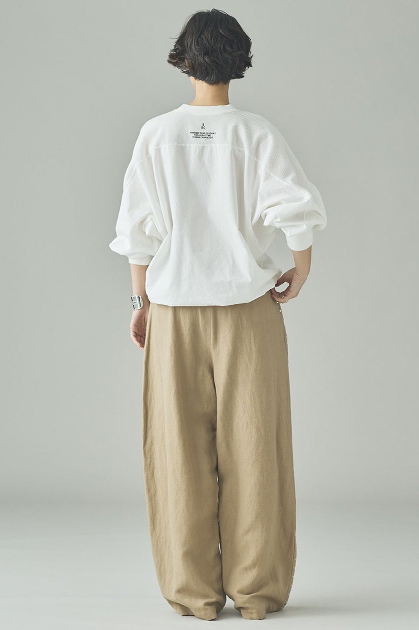 【カレンソロジー/Curensology】のワッフルドロストプルオーバー 人気、トレンドファッション・服の通販 founy(ファニー) 　ファッション　Fashion　レディースファッション　Fashion for Women　トップス・カットソー　Cut & Sew Tops　シャツ・ブラウス・オフィスカジュアル　Elegant Blouses & Button-Ups　ロングTシャツ・Tシャツ　Longline T-Shirts & Tees　カジュアルプルオーバー・ニットトップス　Pullovers & Knit Tops / Casual Pullovers　カットソー・ベーシックTシャツ　Cut-and-Sewn Tops / Stretch Tees & Basics　2026年　2026　コンビ　Combo, Combination Style　ショート　Short, Short Length　スリーブ　Sleeve, Long Sleeve / Short Sleeve　バランス　Balance, Style Balance　ロング　Long, Long-Length　ワッフル　Waffle, Waffle Knit　夏　Summer　春　Spring　S/S・春夏　SS, Spring/Summer, Warm Season　other-7|ID: prp329100004808733 ipo3291000000035483304