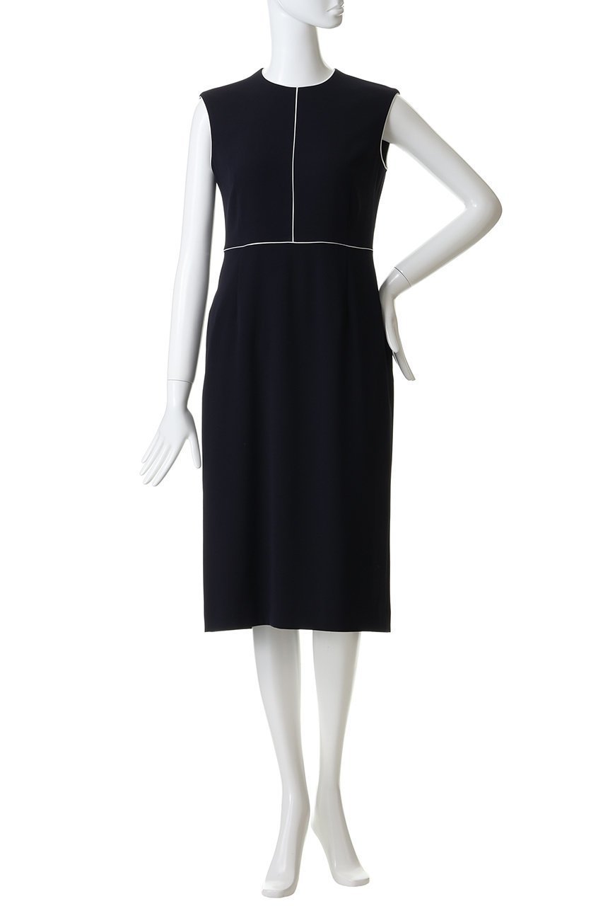 【ベイジ,/BEIGE,】のCINDY(シンディ)/クルーネックドレス 人気、トレンドファッション・服の通販 founy(ファニー) 　ファッション　Fashion　レディースファッション　Fashion for Women　ワンピース　Dresses　フォーマル・パーティードレス・結婚式用ドレス　Elegant & Casual Dresses　チュニック　Tunic Tops & Dresses　シンプル　Simple, Minimal　ジュエリー　Jewelry, Accessories　スリット　Slit, Slit Detail　センター　Center, Center Line　チュニック　Tunic, Long Top　ドレス　Dress, One-Piece　パイピング　Piping, Trim Design　ロング　Long, Long-Length　再入荷　Restock / Back in Stock　other-2|ID: prp329100004808737 ipo3291000000035352759