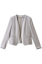 【ベイジ,/BEIGE,】のCINDY(シンディ)/ダブルカラージャケット L.Gray × White|ID: prp329100004808739 ipo3291000000034897756