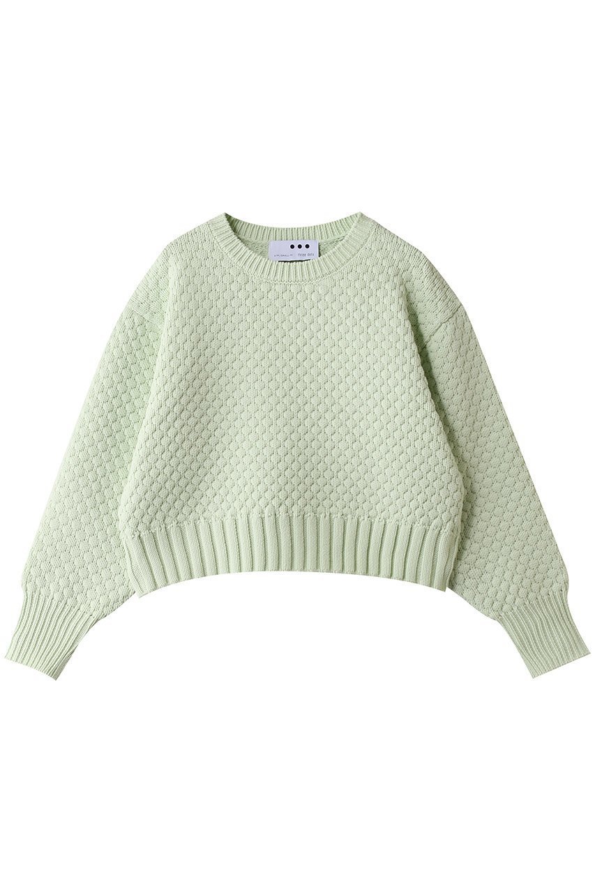 【スリー ドッツ/three dots】のスポンジースムース ポップコーンプルオーバー インテリア・キッズ・メンズ・レディースファッション・服の通販 founy(ファニー) 　ファッション　Fashion　レディースファッション　Fashion for Women　トップス・カットソー　Cut & Sew Tops　ニット　Knit Tops & Sweaters　カジュアルプルオーバー・ニットトップス　Pullovers & Knit Tops / Casual Pullovers　エレガント 上品　Elegant　シンプル　Simple, Minimal　セーター　Sweater, Knitwear　ボトム　Bottoms, Lower Wear　再入荷　Restock / Back in Stock　ミント|ID: prp329100004808742 ipo3291000000035681601