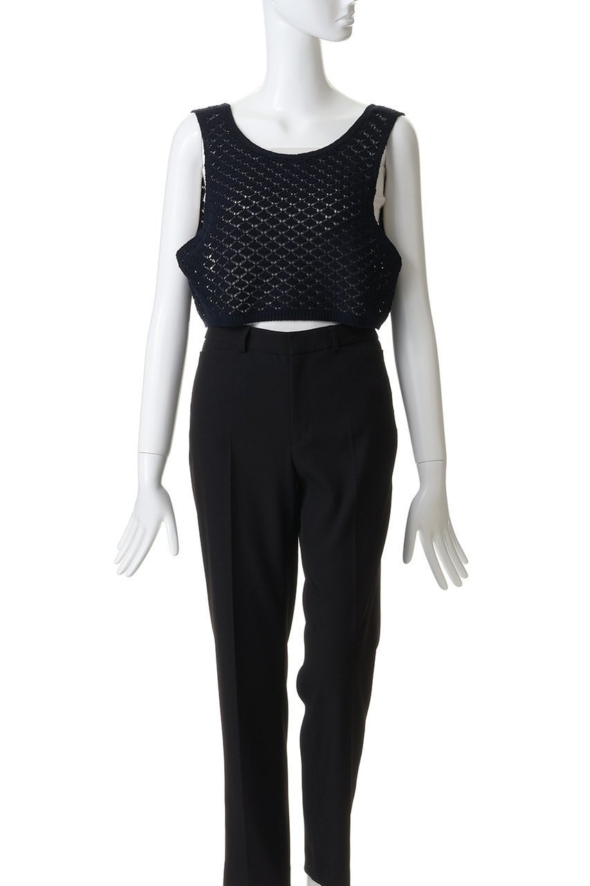 【ミディウミ/MidiUmi】の2way short knit vest ベスト 人気、トレンドファッション・服の通販 founy(ファニー) 　ファッション　Fashion　レディースファッション　Fashion for Women　トップス・カットソー　Cut & Sew Tops　ニット　Knit Tops & Sweaters　ベスト&ジレ / 重ね着スタイル　Vests & Gilets　カジュアルプルオーバー・ニットトップス　Pullovers & Knit Tops / Casual Pullovers　コンパクト　Compact, Small Size　ショート　Short, Short Length　ベスト　Vest, Waistcoat　ボトム　Bottoms, Lower Wear　ワイド　Wide, Wide Fit　透かし　Cut-Out, Lacework　other-2|ID: prp329100004808744 ipo3291000000036159589