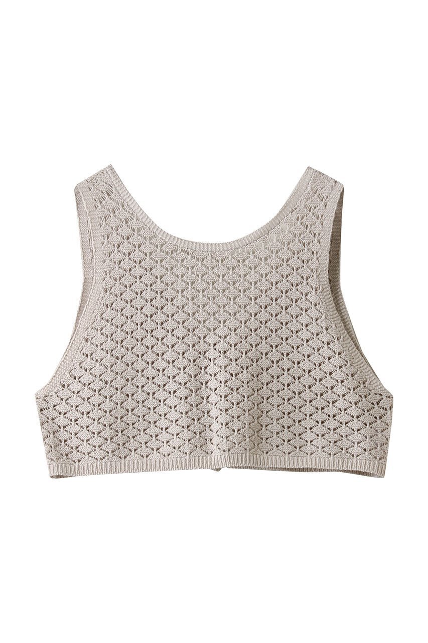 【ミディウミ/MidiUmi】の2way short knit vest ベスト インテリア・キッズ・メンズ・レディースファッション・服の通販 founy(ファウニー) 　ファッション　Fashion　レディースファッション　Fashion for Women　トップス・カットソー　Cut & Sew Tops　ニット　Knit Tops & Sweaters　ベスト&ジレ / 重ね着スタイル　Vests & Gilets　カジュアルプルオーバー・ニットトップス　Pullovers & Knit Tops / Casual Pullovers　コンパクト　Compact, Small Size　ショート　Short, Short Length　ベスト　Vest, Waistcoat　ボトム　Bottoms, Lower Wear　ワイド　Wide, Wide Fit　透かし　Cut-Out, Lacework　l.gray|ID: prp329100004808744 ipo3291000000036805140