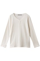 【ミディウミ/MidiUmi】のhenry neck PO プルオーバー 人気、トレンドファッション・服の通販 founy(ファニー) ファッション Fashion レディースファッション Fashion for Women トップス・カットソー Cut & Sew Tops シャツ・ブラウス・オフィスカジュアル Elegant Blouses & Button-Ups ロングTシャツ・Tシャツ Longline T-Shirts & Tees カジュアルプルオーバー・ニットトップス Pullovers & Knit Tops / Casual Pullovers カットソー・ベーシックTシャツ Cut-and-Sewn Tops / Stretch Tees & Basics 2026年 2026 エレガント 上品 Elegant シンプル Simple, Minimal スリーブ Sleeve, Long Sleeve / Short Sleeve デニム Denim, Jeans Material バランス Balance, Style Balance ロング Long, Long-Length 夏 Summer 春 Spring S/S・春夏 SS, Spring/Summer, Warm Season thumbnail off white|ID: prp329100004808745 ipo3291000000034897809