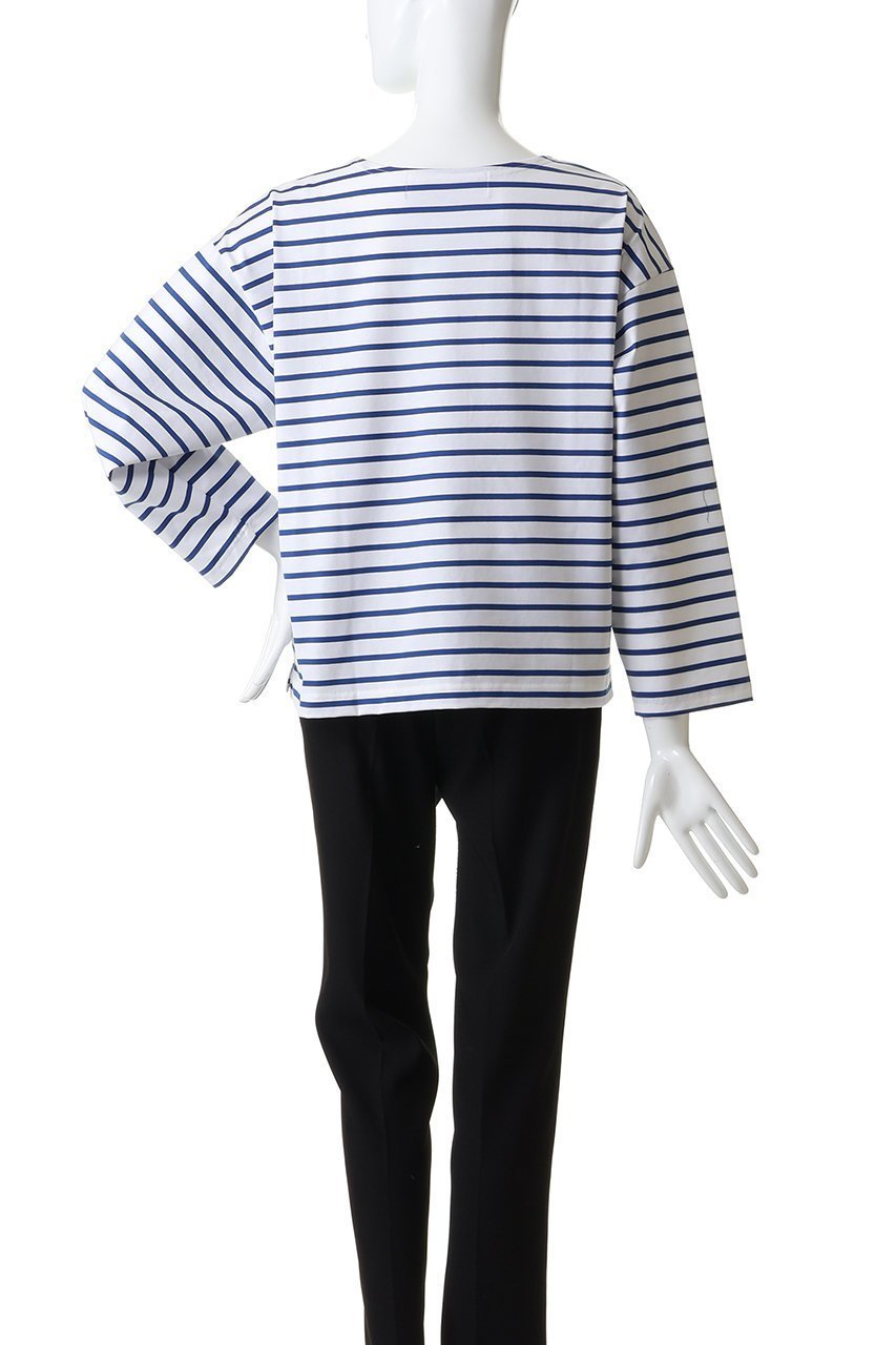 【ミディウミ/MidiUmi】のBD wide PO プルオーバー 人気、トレンドファッション・服の通販 founy(ファニー) ファッション Fashion レディースファッション Fashion for Women トップス・カットソー Cut & Sew Tops シャツ・ブラウス・オフィスカジュアル Elegant Blouses & Button-Ups ロングTシャツ・Tシャツ Longline T-Shirts & Tees カジュアルプルオーバー・ニットトップス Pullovers & Knit Tops / Casual Pullovers カットソー・ベーシックTシャツ Cut-and-Sewn Tops / Stretch Tees & Basics 2026年 2026 スリーブ Sleeve, Long Sleeve / Short Sleeve ボーダー Border, Stripe リラックス Relax, Relaxed Fit ロング Long, Long-Length ワイド Wide, Wide Fit 夏 Summer 春 Spring S/S・春夏 SS, Spring/Summer, Warm Season other-4|ID: prp329100004808746 ipo3291000000034897821