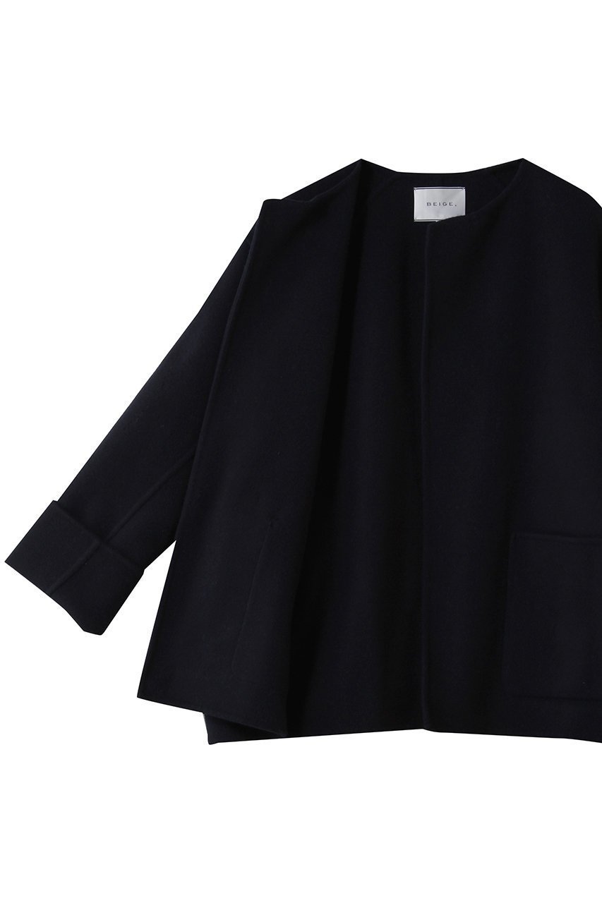 【ベイジ,/BEIGE,】のPAYSON(ペイソン)/ウールリバーノーカラーショートコート 人気、トレンドファッション・服の通販 founy(ファニー) 　ファッション　Fashion　レディースファッション　Fashion for Women　アウター　Coat / Outerwear Collection　コート・ロングコート・ピーコート　Long Coats, Peacoats & More　2026年　2026　ショート　Short, Short Length　エレガント 上品　Elegant　夏　Summer　春　Spring　S/S・春夏　SS, Spring/Summer, Warm Season　other-6|ID: prp329100004808748 ipo3291000000035483329