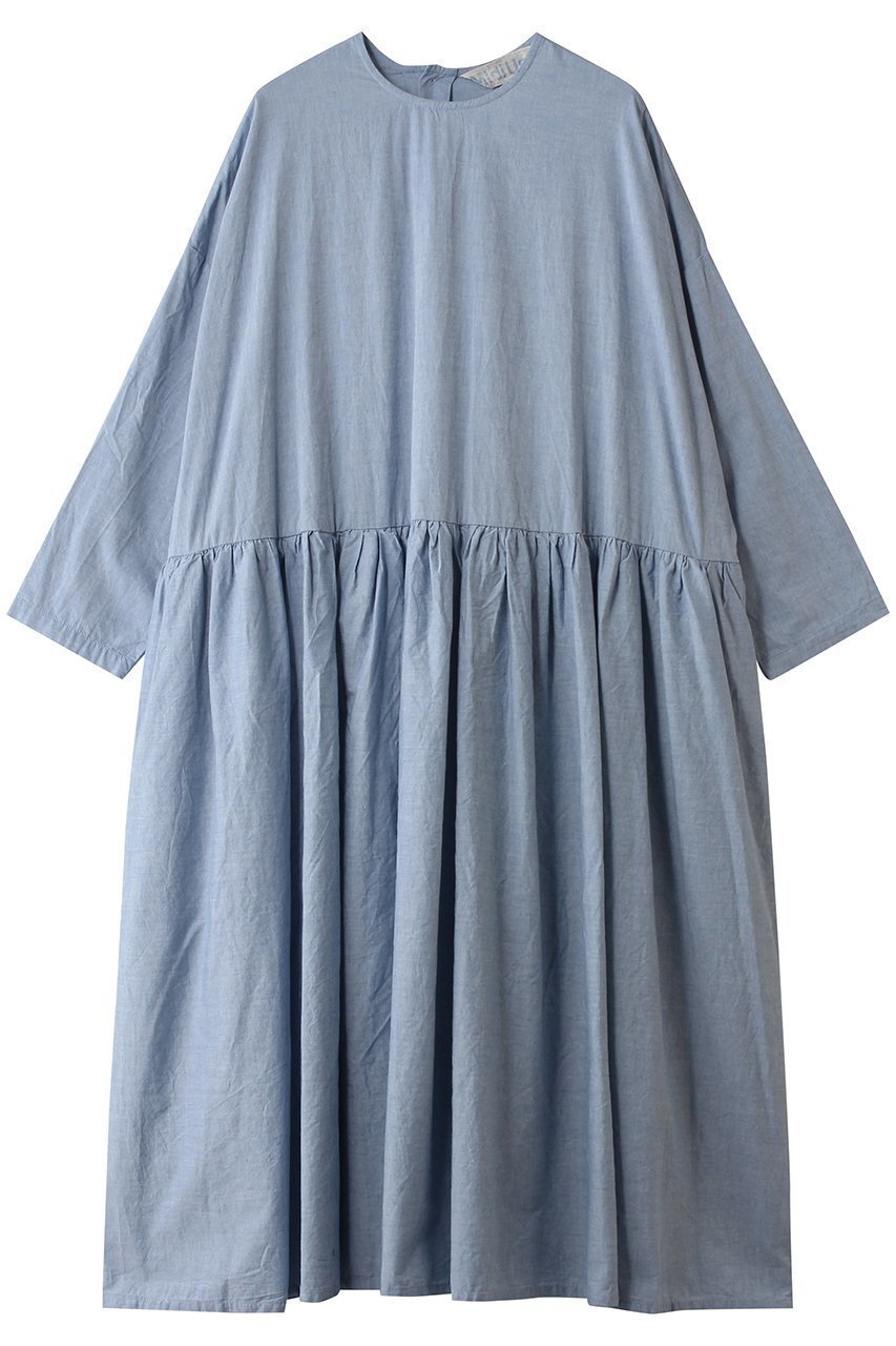 【ミディウミ/MidiUmi】のchambray gather OP ワンピース 人気、トレンドファッション・服の通販 founy(ファニー) ファッション Fashion レディースファッション Fashion for Women ワンピース Dresses チュニック Tunic Tops & Dresses 2026年 2026 ギャザー Gathered, Ruffled シンプル Simple, Minimal チュニック Tunic, Long Top リラックス Relax, Relaxed Fit ロング Long, Long-Length エレガント 上品 Elegant 夏 Summer 春 Spring S/S・春夏 SS, Spring/Summer, Warm Season other-1|ID: prp329100004808752 ipo3291000000034897865
