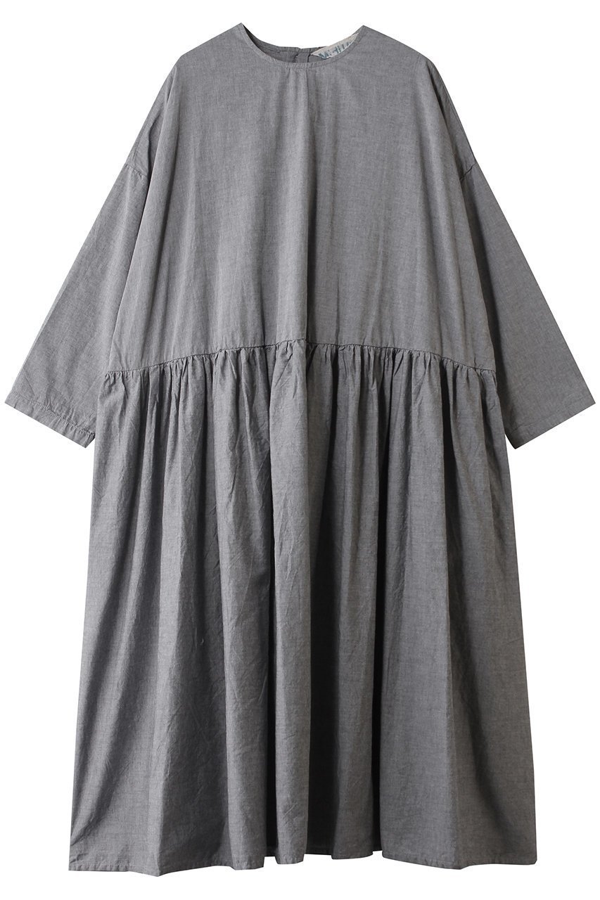 【ミディウミ/MidiUmi】のchambray gather OP ワンピース インテリア・キッズ・メンズ・レディースファッション・服の通販 founy(ファニー) ファッション Fashion レディースファッション Fashion for Women ワンピース Dresses チュニック Tunic Tops & Dresses 2026年 2026 ギャザー Gathered, Ruffled シンプル Simple, Minimal チュニック Tunic, Long Top リラックス Relax, Relaxed Fit ロング Long, Long-Length エレガント 上品 Elegant 夏 Summer 春 Spring S/S・春夏 SS, Spring/Summer, Warm Season black|ID: prp329100004808752 ipo3291000000034897868