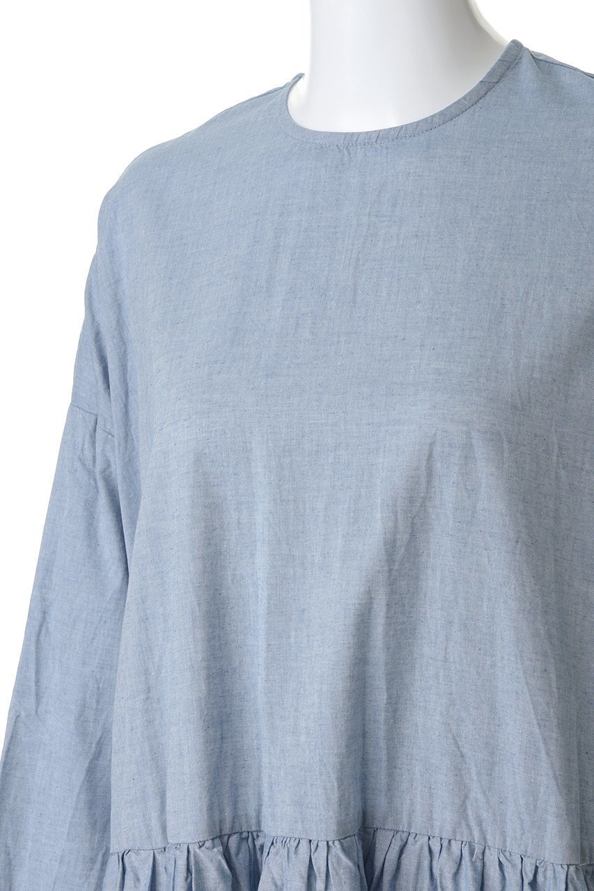 【ミディウミ/MidiUmi】のchambray gather OP ワンピース 人気、トレンドファッション・服の通販 founy(ファニー) ファッション Fashion レディースファッション Fashion for Women ワンピース Dresses チュニック Tunic Tops & Dresses 2026年 2026 ギャザー Gathered, Ruffled シンプル Simple, Minimal チュニック Tunic, Long Top リラックス Relax, Relaxed Fit ロング Long, Long-Length エレガント 上品 Elegant 夏 Summer 春 Spring S/S・春夏 SS, Spring/Summer, Warm Season other-5|ID: prp329100004808752 ipo3291000000034897872
