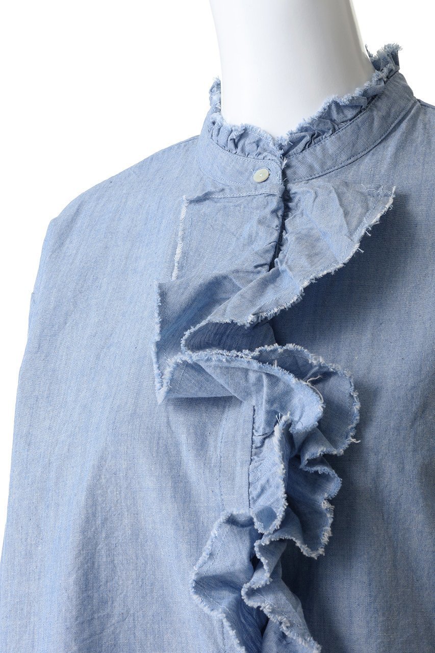 【ミディウミ/MidiUmi】のdungarees ruffle shirt シャツ 人気、トレンドファッション・服の通販 founy(ファニー) ファッション Fashion レディースファッション Fashion for Women トップス・カットソー Cut & Sew Tops シャツ・ブラウス・オフィスカジュアル Elegant Blouses & Button-Ups 2026年 2026 おすすめ Recommended / Our Picks ショート Short, Short Length スリーブ Sleeve, Long Sleeve / Short Sleeve ダンガリー Dungaree, Chambray デニム Denim, Jeans Material バランス Balance, Style Balance フロント Front, Front Design ミリタリー Military, Army Style ロング Long, Long-Length ワイド Wide, Wide Fit 夏 Summer 春 Spring S/S・春夏 SS, Spring/Summer, Warm Season other-5|ID: prp329100004808754 ipo3291000000034897888