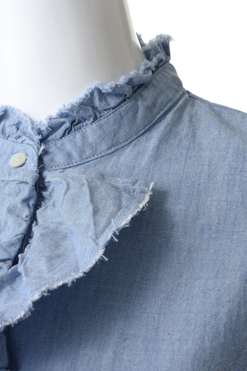 【ミディウミ/MidiUmi】のdungarees ruffle shirt シャツ 人気、トレンドファッション・服の通販 founy(ファニー) ファッション Fashion レディースファッション Fashion for Women トップス・カットソー Cut & Sew Tops シャツ・ブラウス・オフィスカジュアル Elegant Blouses & Button-Ups 2026年 2026 おすすめ Recommended / Our Picks ショート Short, Short Length スリーブ Sleeve, Long Sleeve / Short Sleeve ダンガリー Dungaree, Chambray デニム Denim, Jeans Material バランス Balance, Style Balance フロント Front, Front Design ミリタリー Military, Army Style ロング Long, Long-Length ワイド Wide, Wide Fit 夏 Summer 春 Spring S/S・春夏 SS, Spring/Summer, Warm Season other-6|ID: prp329100004808754 ipo3291000000034897889