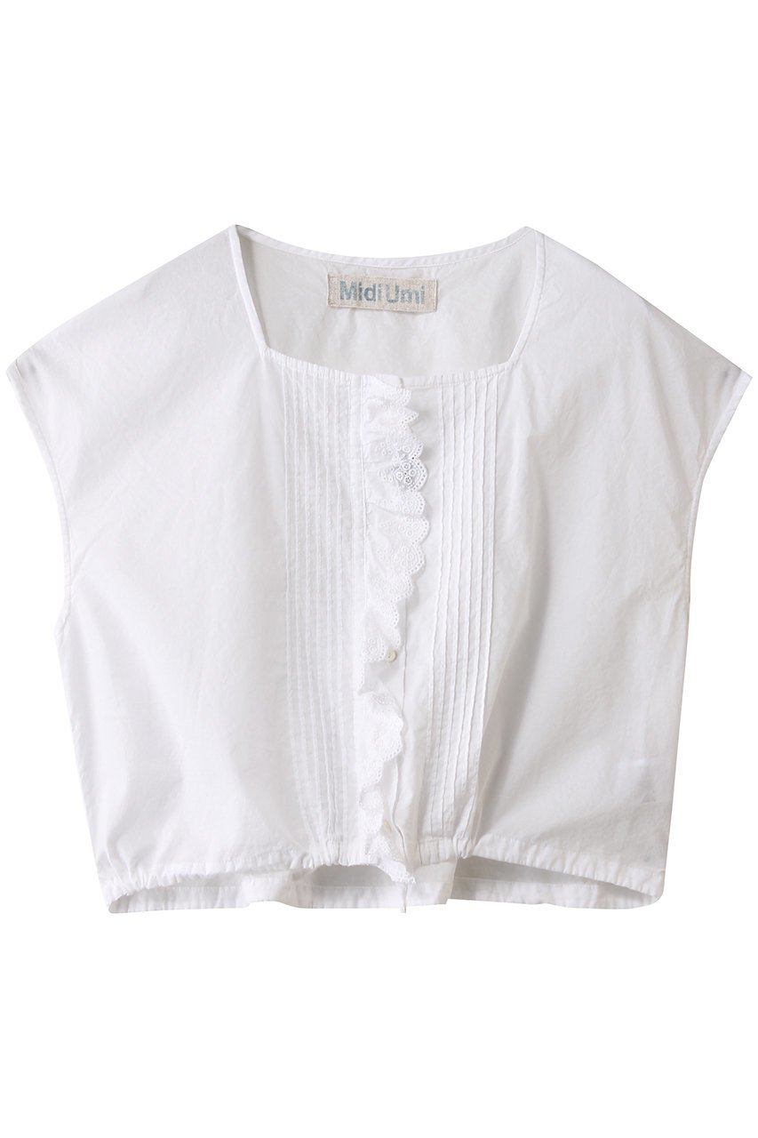 【ミディウミ/MidiUmi】のpin tuck lace vest ベスト 人気、トレンドファッション・服の通販 founy(ファニー) ファッション Fashion レディースファッション Fashion for Women アウター Coat / Outerwear Collection トップス・カットソー Cut & Sew Tops キャミソール&ノースリーブ Camisoles & Sleeveless Tops シャツ・ブラウス・オフィスカジュアル Elegant Blouses & Button-Ups ベスト&ジレ / 重ね着スタイル Vests & Gilets 2026年 2026 ショート Short, Short Length シンプル Simple, Minimal スクエア Square, Square Shape ノースリーブ Sleeveless, No-Sleeve バランス Balance, Style Balance フェミニン Feminine, Girly ベスト Vest, Waistcoat レース Lace, Lace Fabric 夏 Summer 春 Spring S/S・春夏 SS, Spring/Summer, Warm Season other-1|ID: prp329100004808755 ipo3291000000034897890