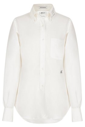 【マディソンブルー/MADISONBLUE】 MADISON L/S SHIRT MESSAGE ロングスリーブシャツ人気、トレンドファッション・服の通販 founy(ファニー) ファッション Fashion レディースファッション Fashion for Women トップス・カットソー Cut & Sew Tops シャツ・ブラウス・オフィスカジュアル Elegant Blouses & Button-Ups ギャザー Gathered, Ruffled クラシック Classic, Timeless Style コレクション Collection, Seasonal Line スリーブ Sleeve, Long Sleeve / Short Sleeve ツイスト Tweed, Tweed Fabric ハーフ Half, Half-Length バイアス Bias, Diagonal Cut バランス Balance, Style Balance プリント Print, Printed Pattern プリーツ Pleats, Pleated ボックス Boxy, Box Shape ロング Long, Long-Length 再入荷 Restock / Back in Stock 定番 Standard, Basic Item |ID:prp329100004808757