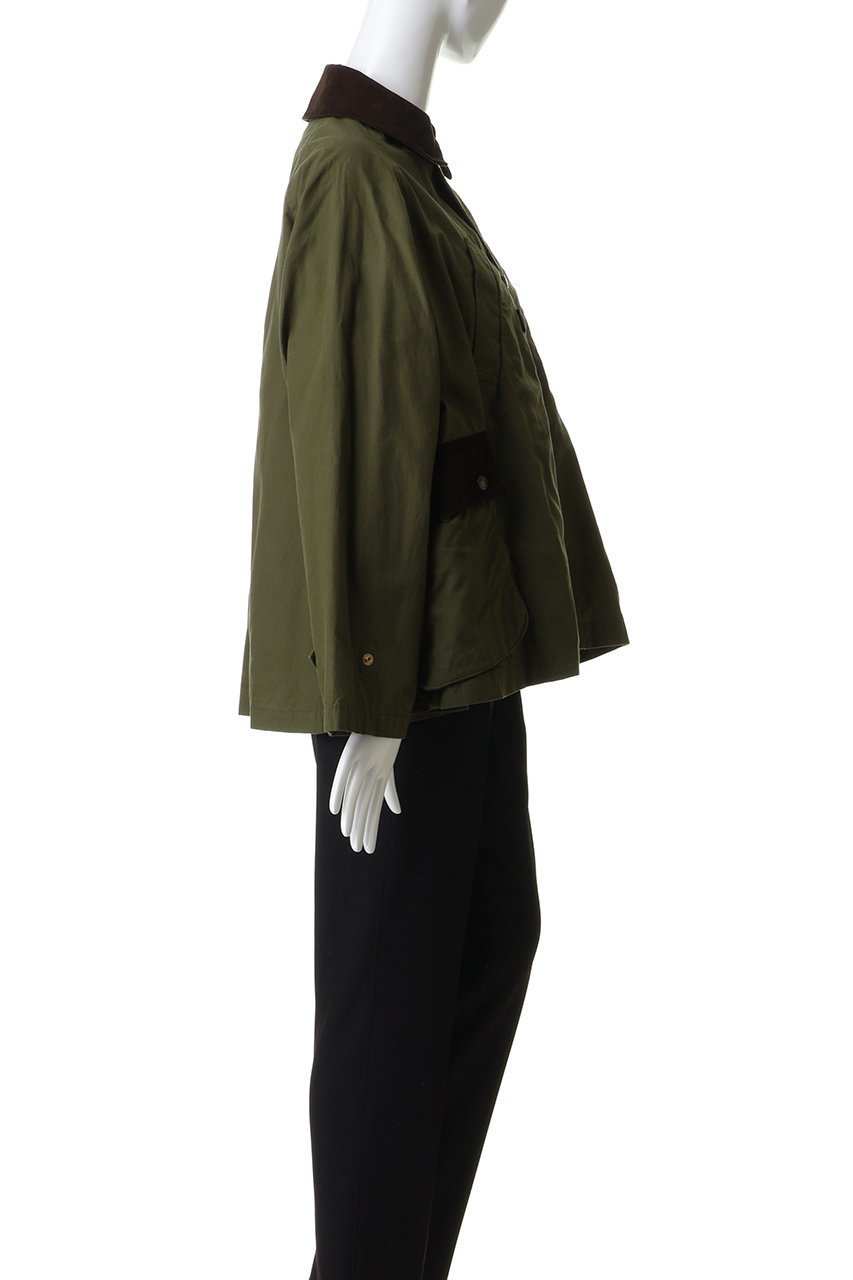 【マディソンブルー/MADISONBLUE】のHUNTING SHORT CT WAXED CLOTH ハンティングショートコート 人気、トレンドファッション・服の通販 founy(ファニー) 　ファッション　Fashion　レディースファッション　Fashion for Women　アウター　Coat / Outerwear Collection　コート・ロングコート・ピーコート　Long Coats, Peacoats & More　クラシック　Classic, Timeless Style　コーデュロイ　Corduroy, Cord Fabric　ショート　Short, Short Length　ドット　Polka Dot, Dot Pattern　フラップ　Flap, Flap Pocket　フレア　Flare, Flared　ブルゾン　Blouson, Bomber Jacket　モダン　Modern, Contemporary　再入荷　Restock / Back in Stock　other-3|ID: prp329100004808758 ipo3291000000034897991