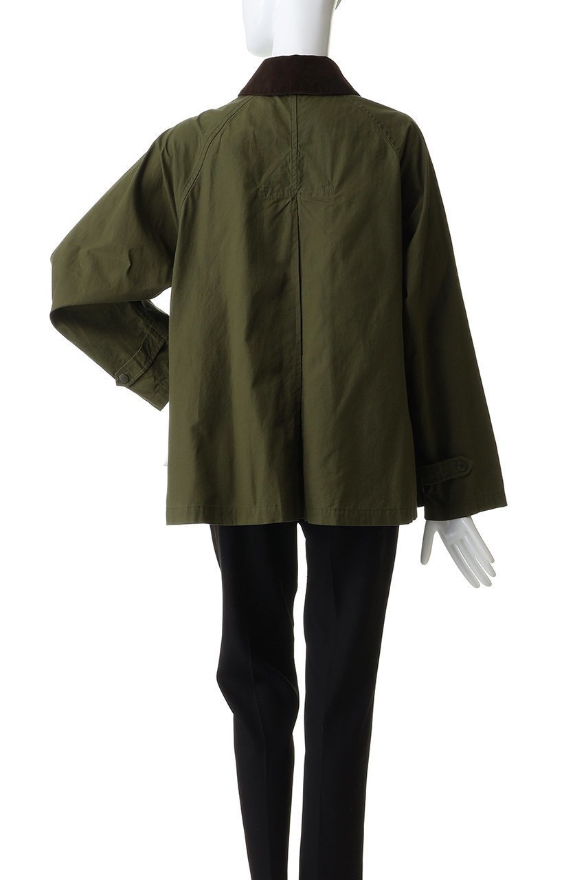【マディソンブルー/MADISONBLUE】のHUNTING SHORT CT WAXED CLOTH ハンティングショートコート 大人の最旬トレンドファッション＆コーディネート founy(ファウニー) 　ファッション　Fashion　レディースファッション　Fashion for Women　アウター　Coat / Outerwear Collection　コート・ロングコート・ピーコート　Long Coats, Peacoats & More　クラシック　Classic, Timeless Style　コーデュロイ　Corduroy, Cord Fabric　ショート　Short, Short Length　ドット　Polka Dot, Dot Pattern　フラップ　Flap, Flap Pocket　フレア　Flare, Flared　ブルゾン　Blouson, Bomber Jacket　モダン　Modern, Contemporary　再入荷　Restock / Back in Stock　other-4|ID: prp329100004808758 ipo3291000000036767278